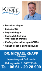 Zahnarztpraxis Dr. Michael Knapp Banner
